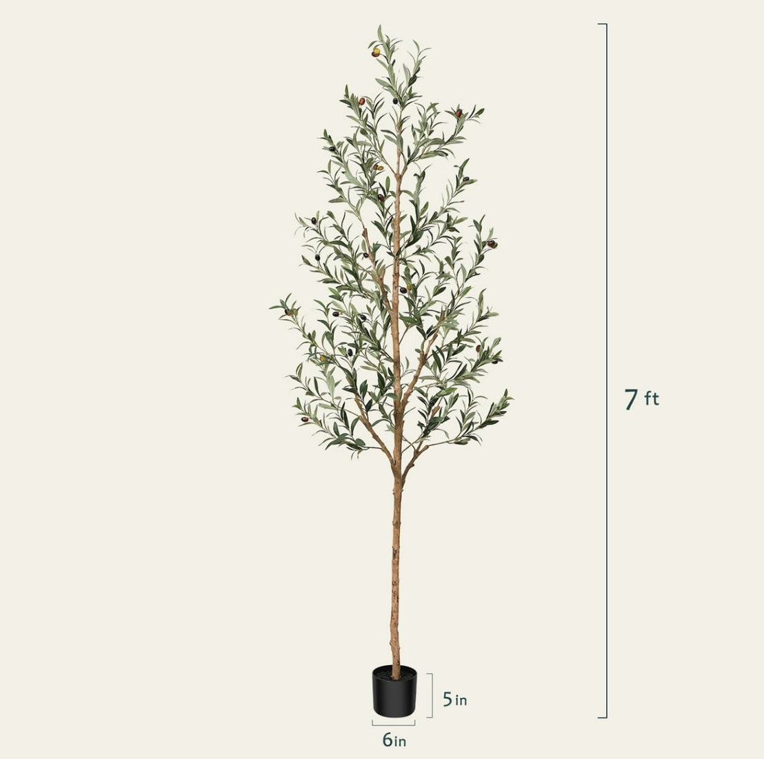 Olive Oil 7ft Artificial Olive Tree Indoor