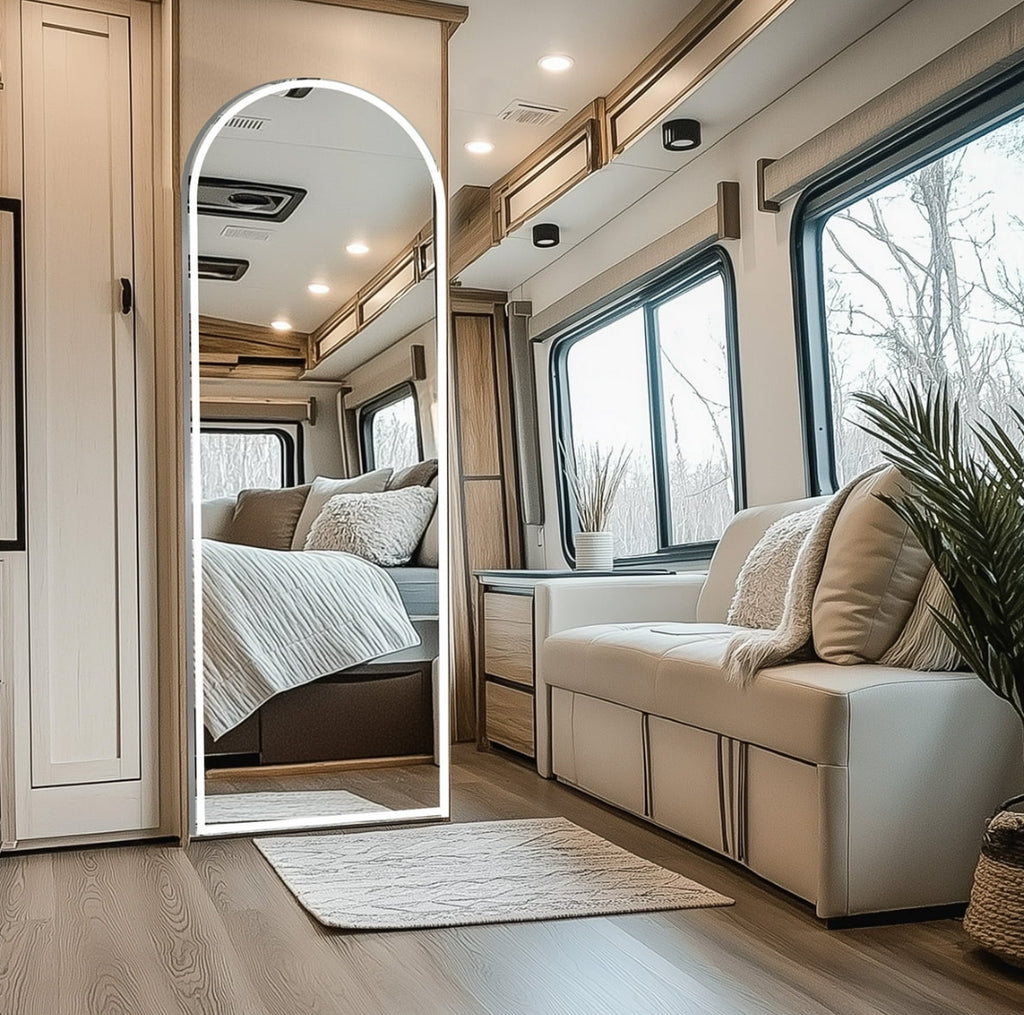 LED 71’x26’ Arched Full Length Mirror