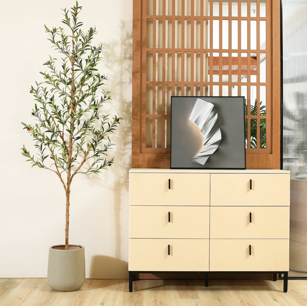 Olive Oil 7ft Artificial Olive Tree Indoor