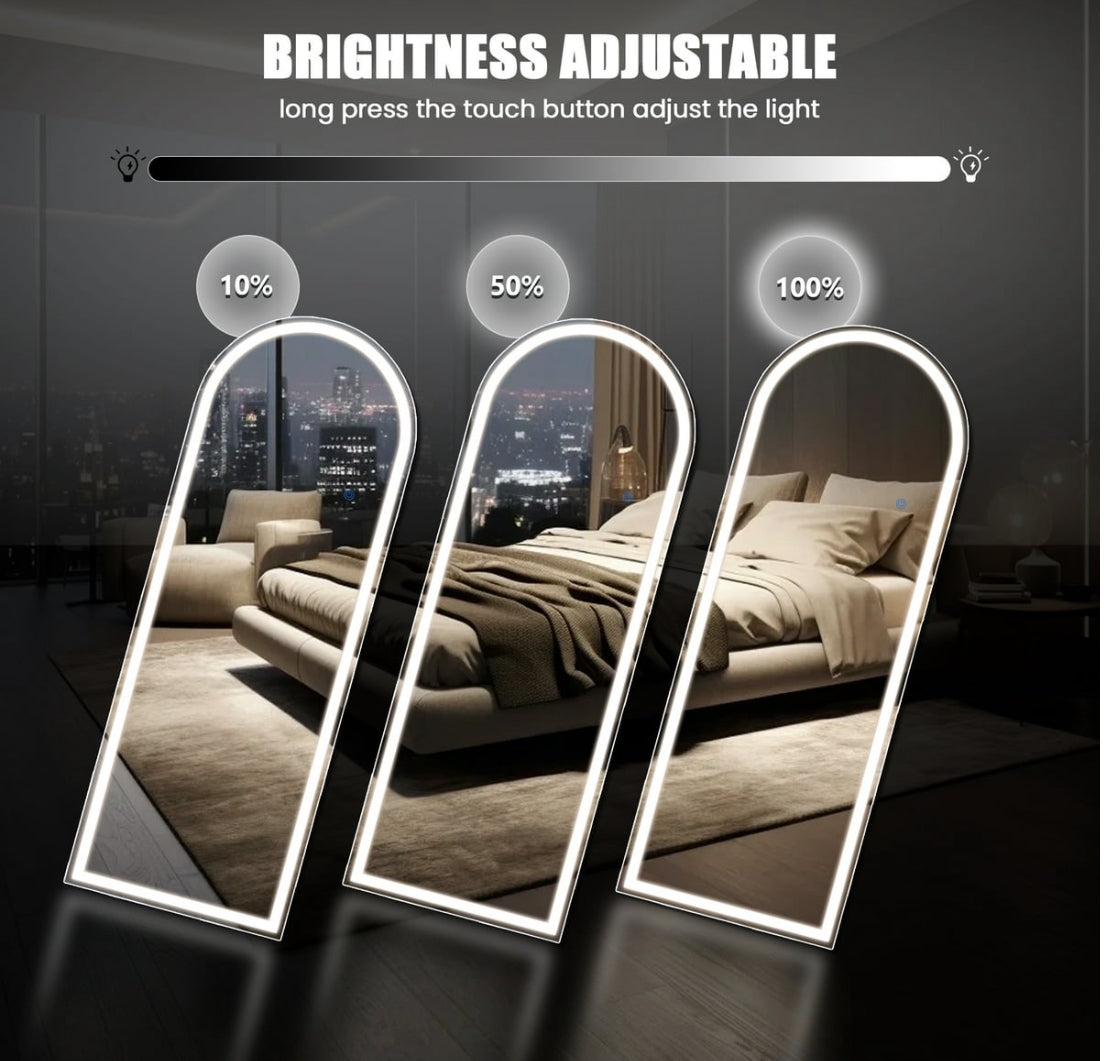 LED 71’x26’ Arched Full Length Mirror